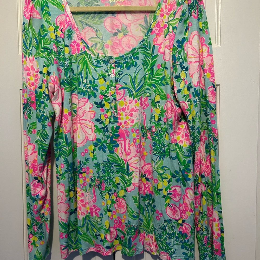 Lilly Pulitzer Long Sleeve Blouse - Picture 2 of 5